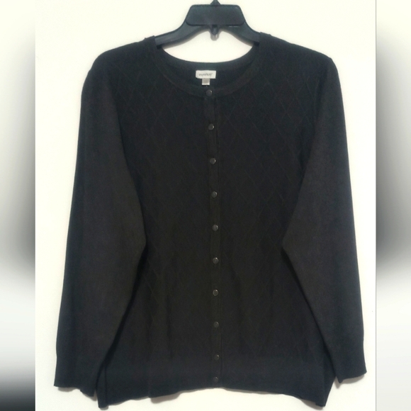 New Gray Cardigan / Size 2X - Picture 1 of 9